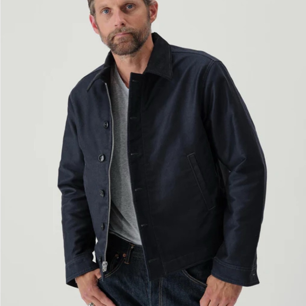 Buck Mason Navy Deck Jacket NWT